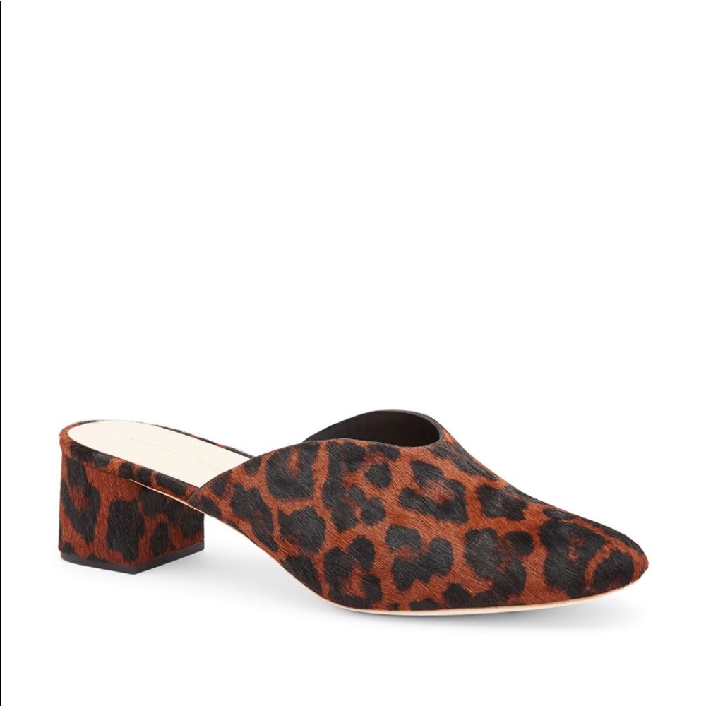 Loeffler Randall Leopard Animal Hair Mule